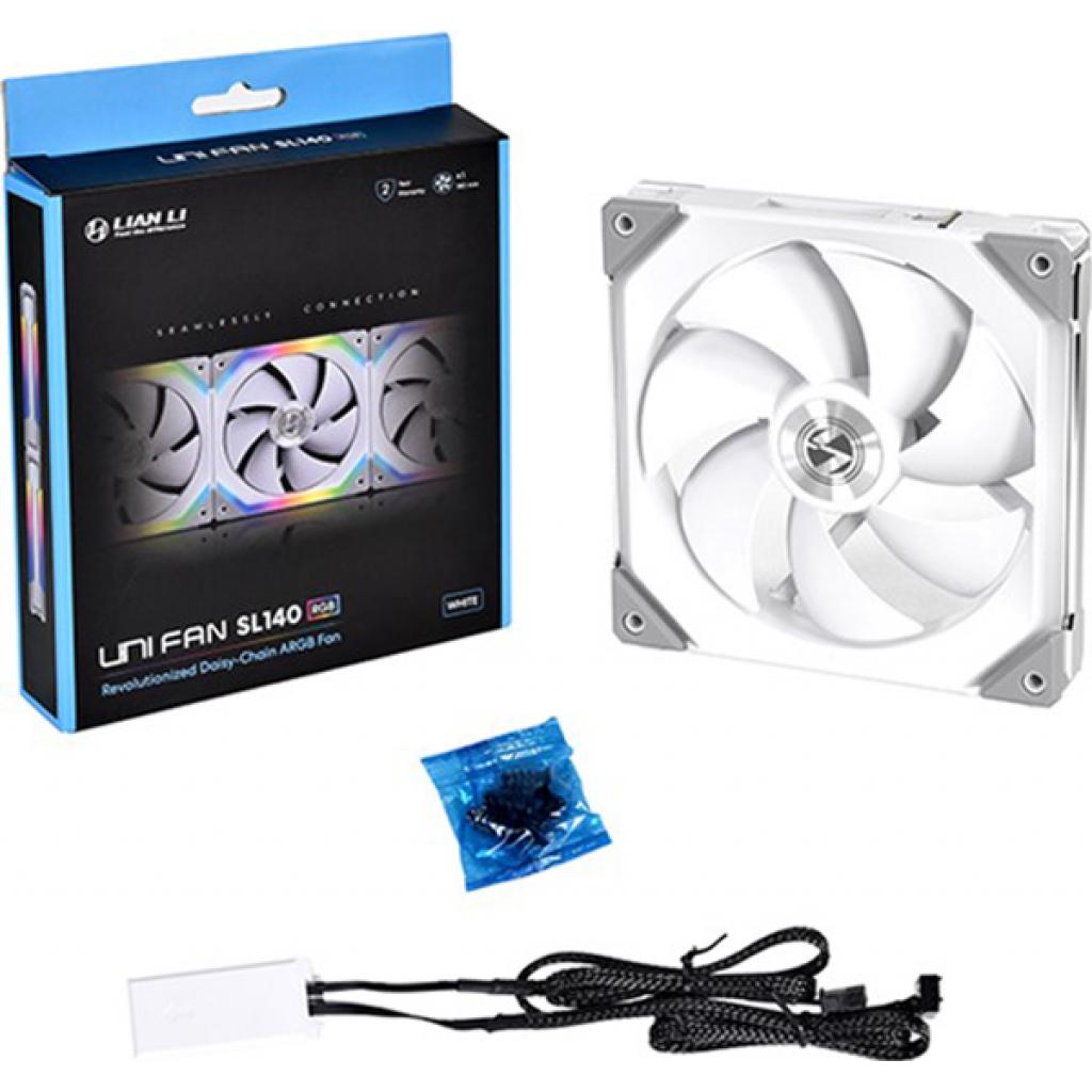Кулер до корпусу Lian Li Uni Fan SL120-1 Single White (G99.12UF1W.00) - зображення 6