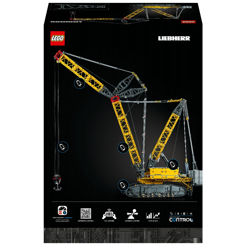 Конструктор LEGO Technic Гусеничний підйомний кран Liebherr LR 13000 2883 деталі (42146) - зображення 10