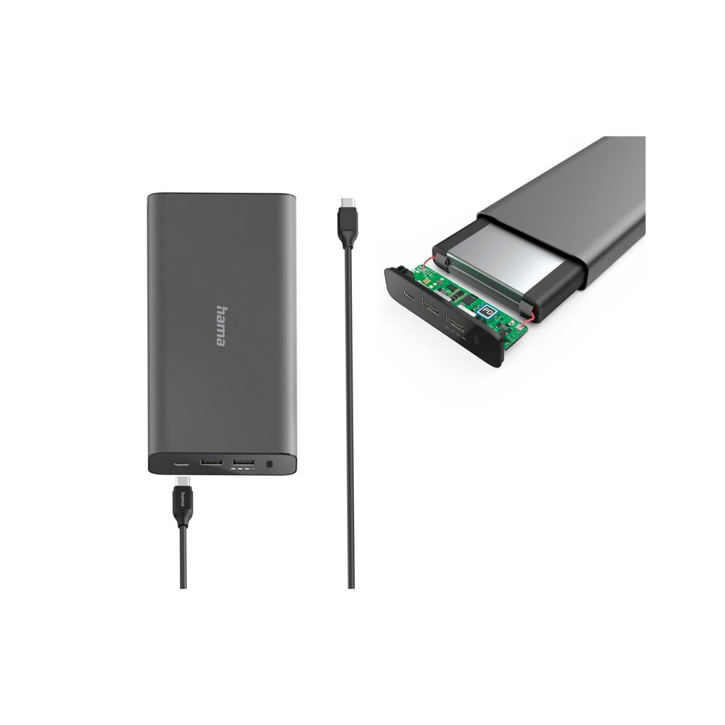 Батарея універсальна Hama Universal 26800mAh PD 5-20 (00200012) - зображення 3