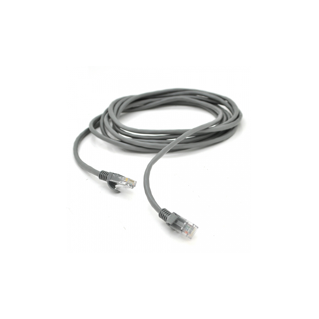 Патч-корд 7м, UTP, cat.5e, CCA, grey Ritar (PCR-CCA/7G / 05050) - изображение 1