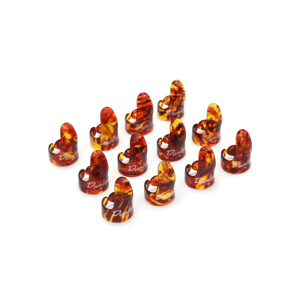 Медіатор Jim Dunlop Shell Medium Finger Picks 12 шт. (9010R) - зображення 4