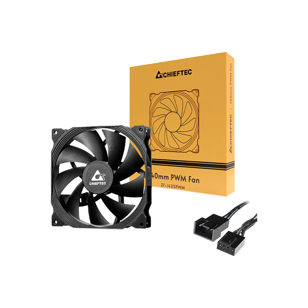 Кулер до корпусу Chieftec ZF-1425PWM - зображення 5