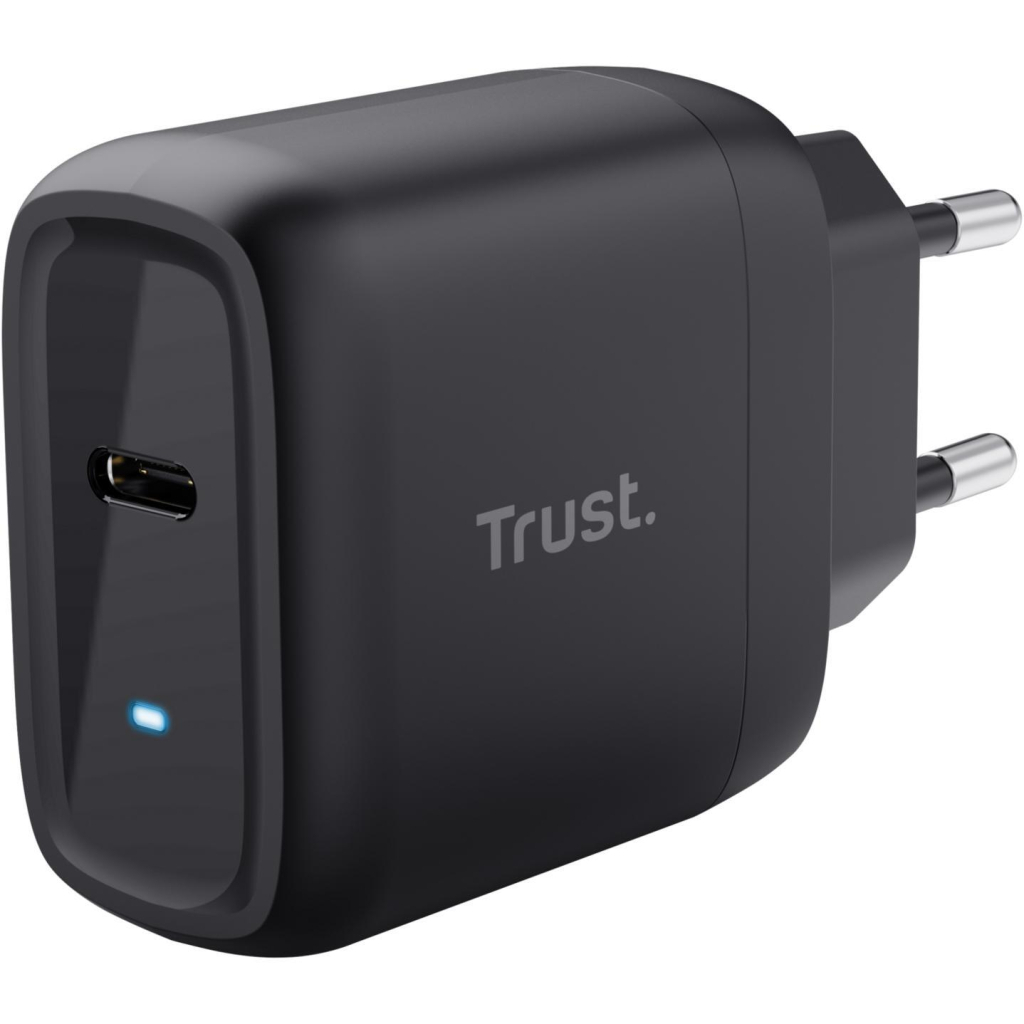 Зарядний пристрій Trust Maxo 45W USB-C PD black (24816_TRUST) - зображення 1