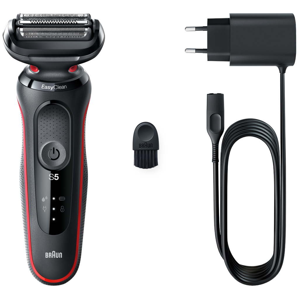 Електробритва Braun Series 5 51-R1000s BLACK / RED - зображення 1