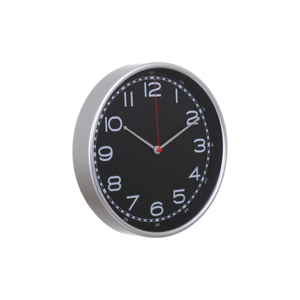 Настінний годинник Optima Speed пластиковий, чорний (O52111) - зображення 2