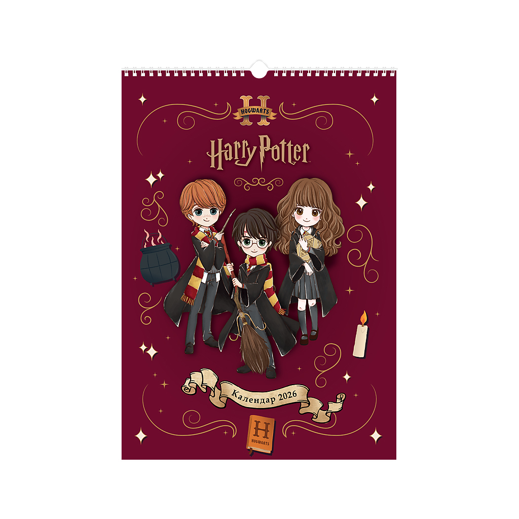 Календар Kite планер настінний Harry Potter 2026 рік (HP26-440) - зображення 1