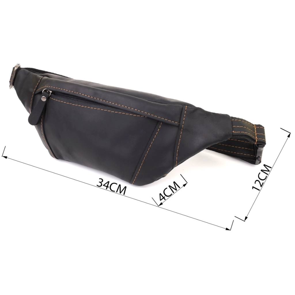 Сумка Shvigel З натуральної шкіри Чорна (23120) - зображення 3