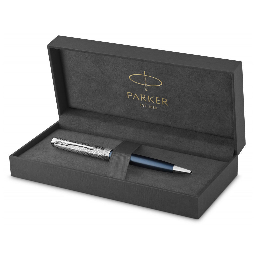 Ручка кулькова Parker SONNET 17 Metal Blue Lacquer CT BP (68 432) - зображення 3