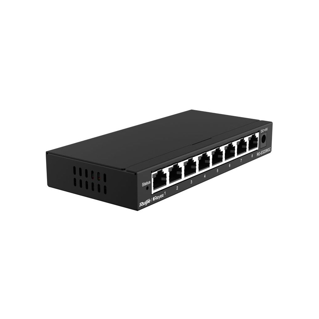 Комутатор мережевий Ruijie Networks RG-ES208GC - зображення 2