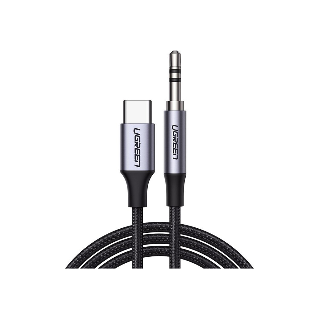 Кабель мультимедійний USB-C to 3.5mm M 1.0m CM450 Ugreen (20192) - зображення 2
