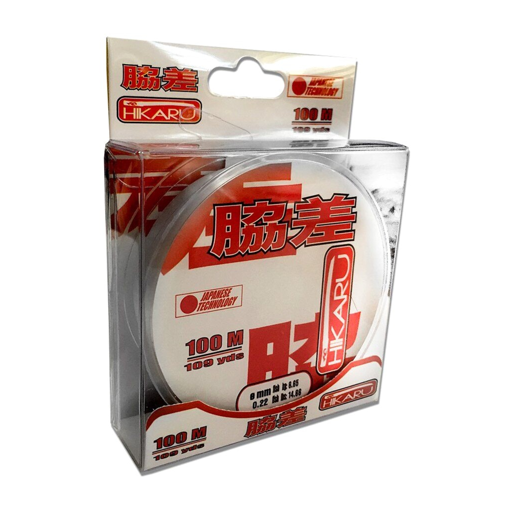 Волосінь Lineaeffe Hikaru 100 м 0.22 мм 6.65 кг Clear (3001622/GOL) - зображення 1