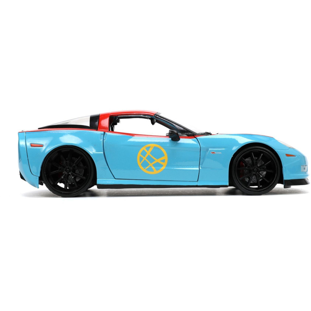 Машина Jada металева Марвел Шевроле Корвет із фігуркою Доктора Стренджа 1:24 (253225024) - зображення 6