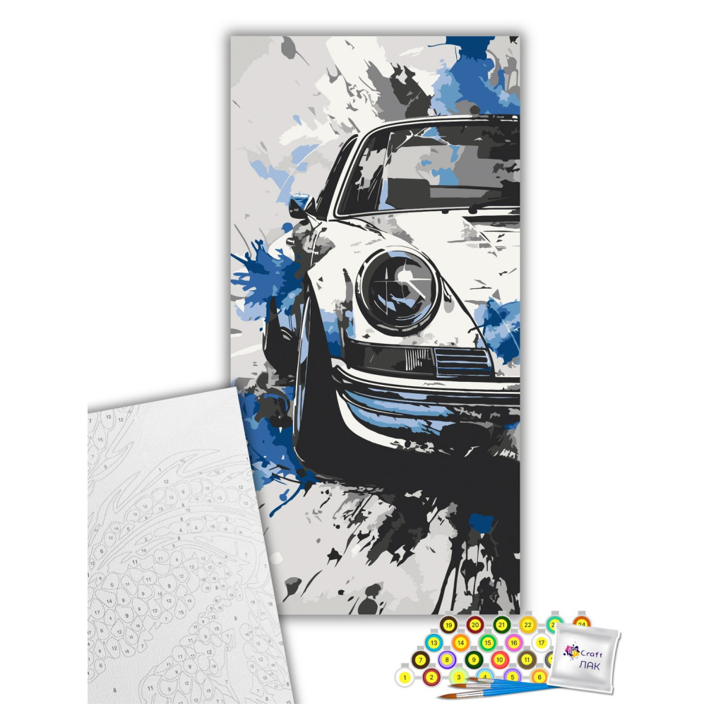 Картина по номерам ArtCraft Porsche Classic 40х80 см (12507-AC) - зображення 2
