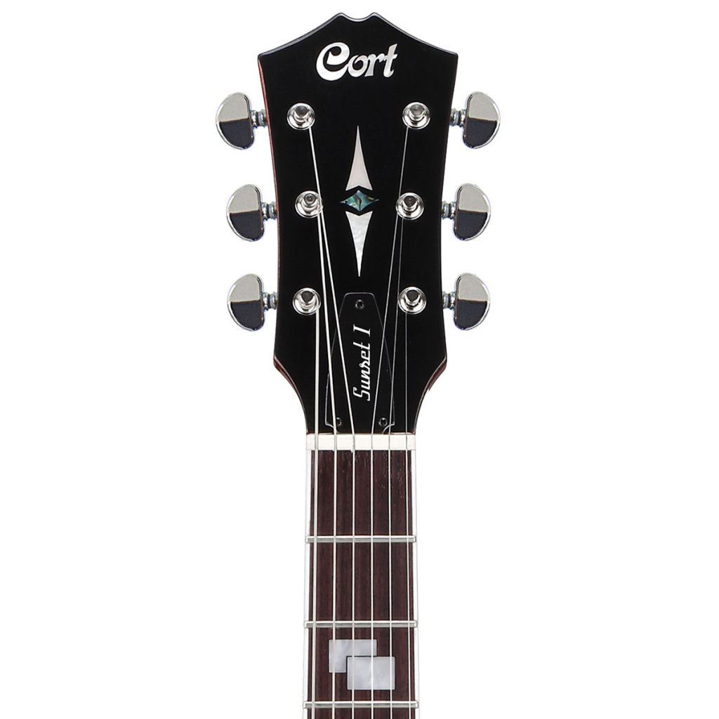 Гітара напівакустична Cort Sunset I Candy Apple Red - зображення 5