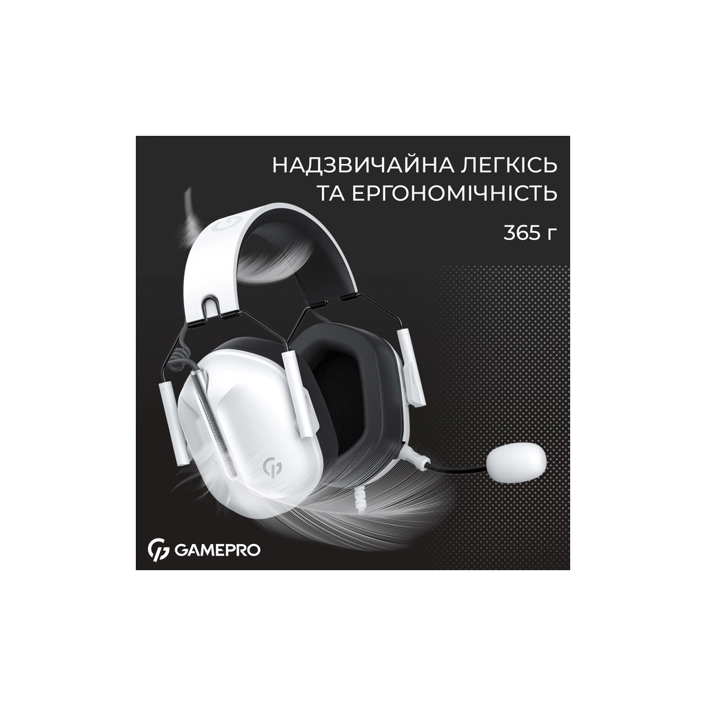 Навушники GamePro Genesis Hunter White (HS1350W) - зображення 8
