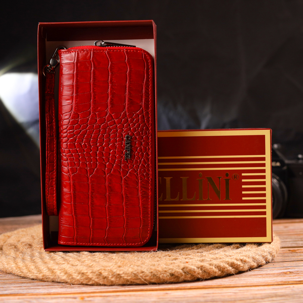 Гаманець Canpellini З натуральної шкіри Червоний (21621) - зображення 10