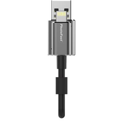 USB флеш накопичувач PhotoFast 16GB MemoriesCable Black USB 2.0 - Lightning (CABLEU2-16GB) - зображення 4