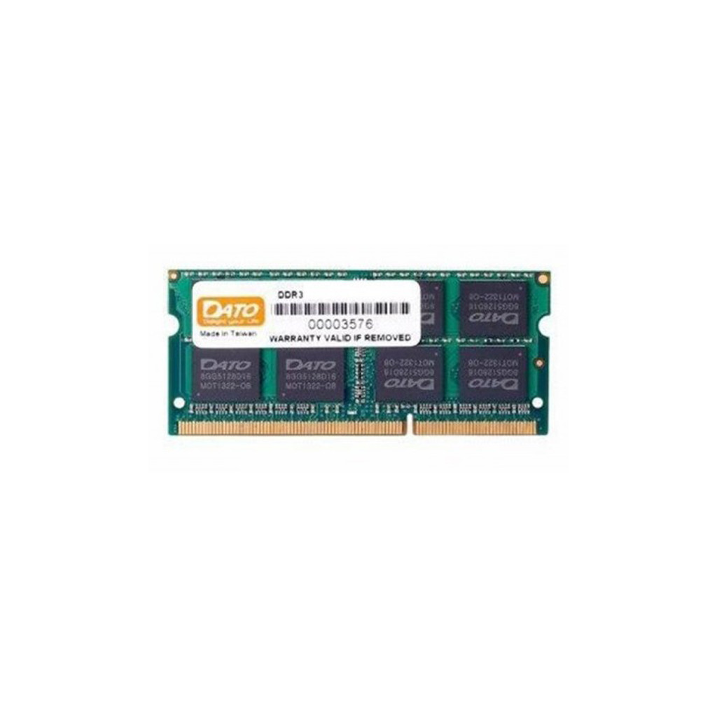 Модуль пам'яті для ноутбука SoDIMM DDR3L 8GB 1600 Mhz Dato (DT8G3DSDLD16) - изображение 1
