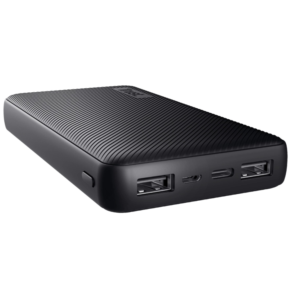 Батарея універсальна Trust 15000mAh Primo ECO, 2хUSB-A/USB-C, 15W, black (24677_TRUST) - зображення 1