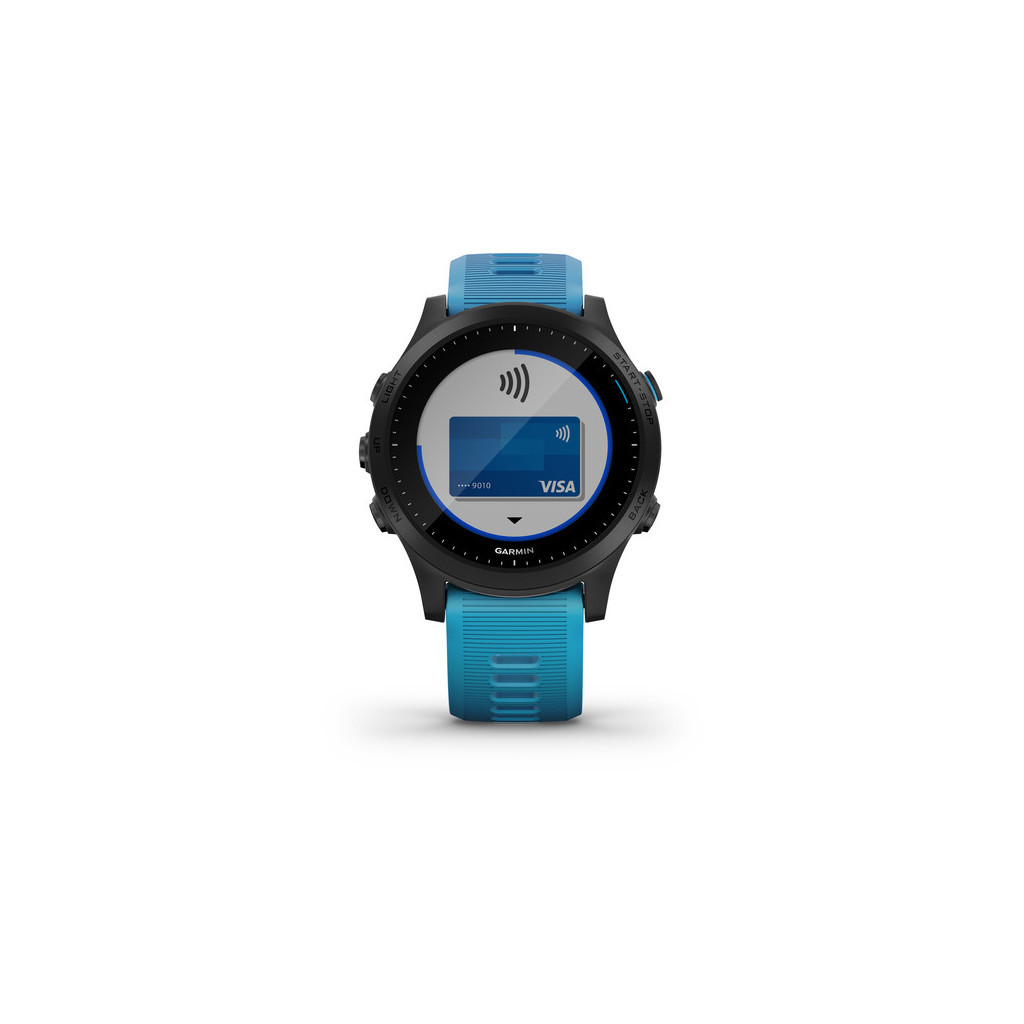 Смарт-годинник Garmin Forerunner 945 Tri-bundle HRM with Blue and Black Silicone B (010-02063-11/10) - зображення 7