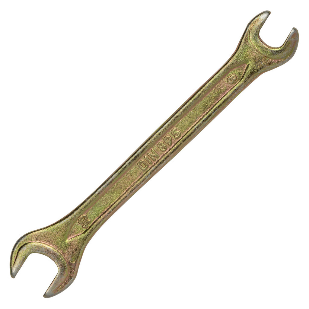 Ключ Sigma ріжковий 8x10мм жовтий цинк (6025101) - зображення 4