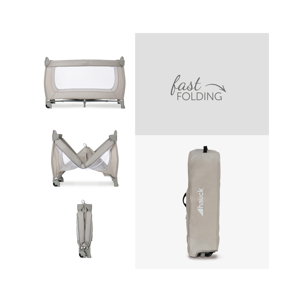 Дитячий манеж Hauck Sleep N Play Go Plus (Beige) (60082-5) - зображення 9