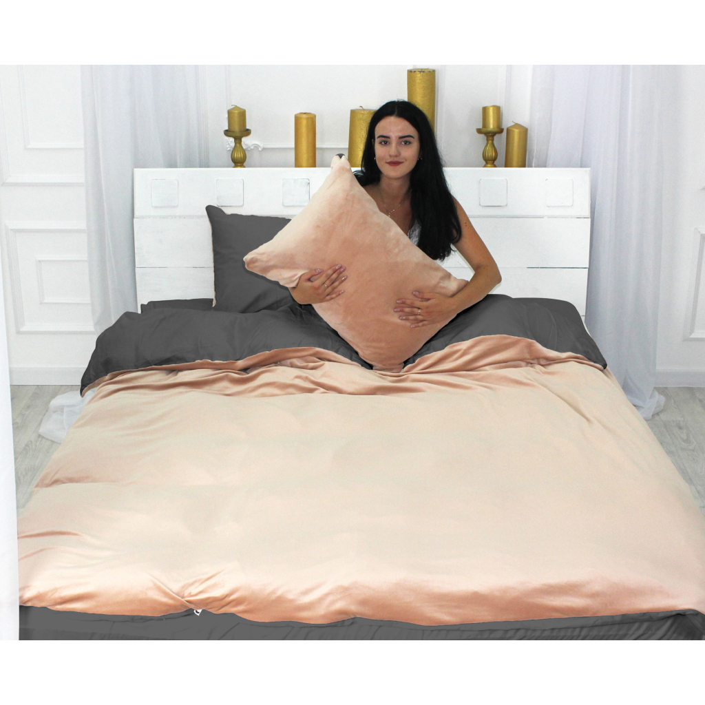 Постільна білизна MirSon Велюр Winter Delicate 28-0091 Ortica Двоспальний (2200004044828) - зображення 5