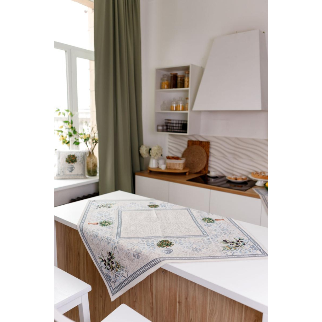 Скатертина Прованс гобеленова Афіни 136х240 см (035390) - зображення 12