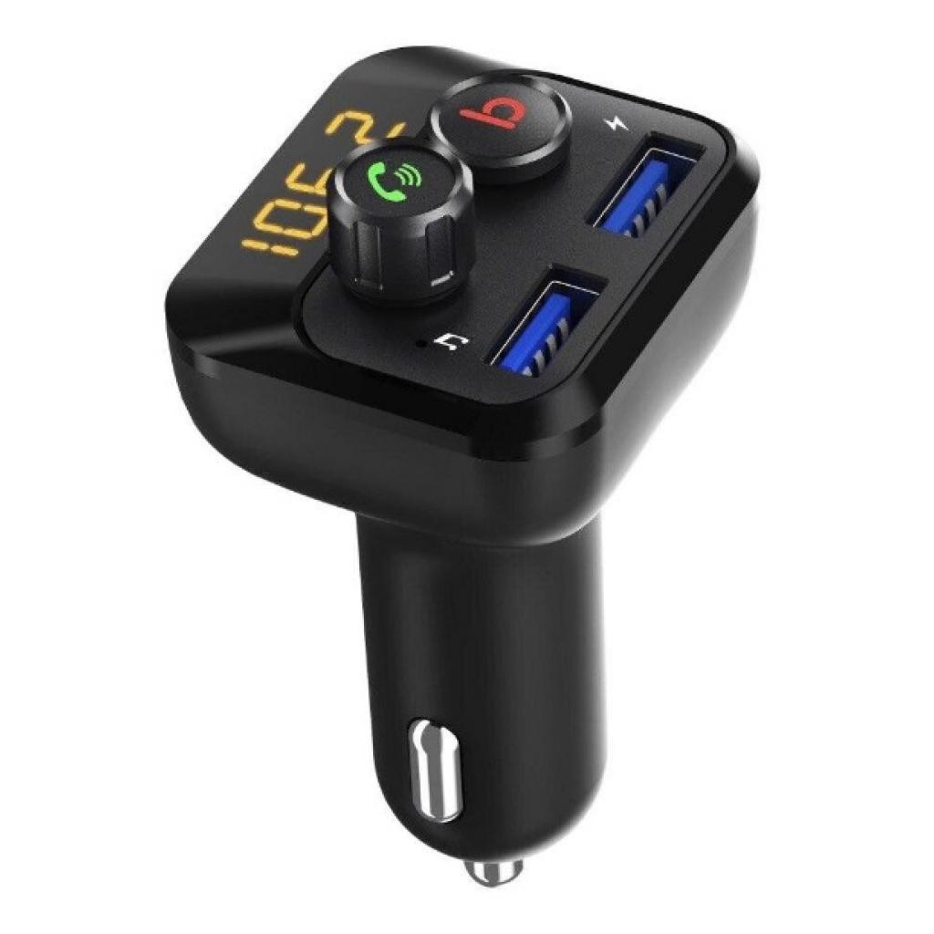 FM модулятор Grand-X 98GRX MegaBass, Bluetooth V5.0 MicroSD, 2USB , MegaBass, han (98GRX) - зображення 5