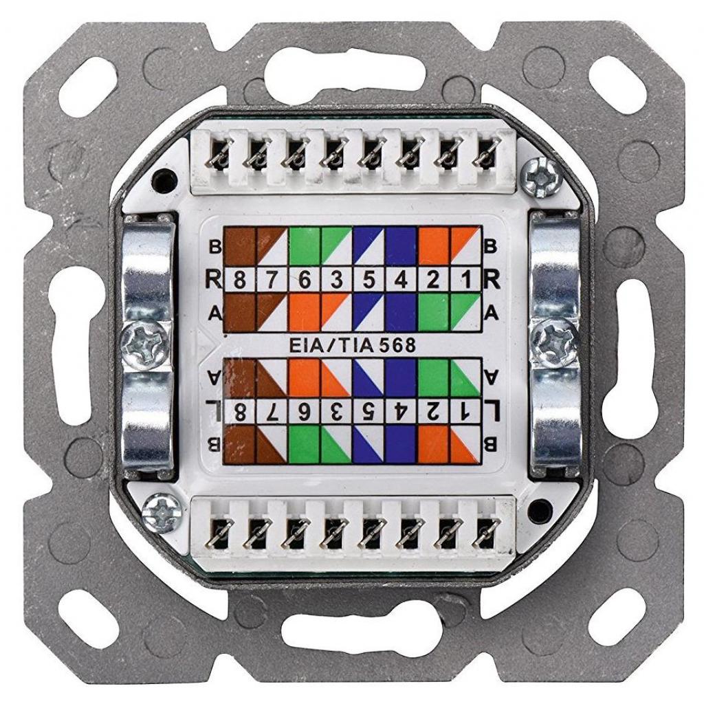 Комп'ютерна розетка Digitus 2xRJ45 STP, cat. 6, для відкритої проводки (DN-9006-N) - изображение 7