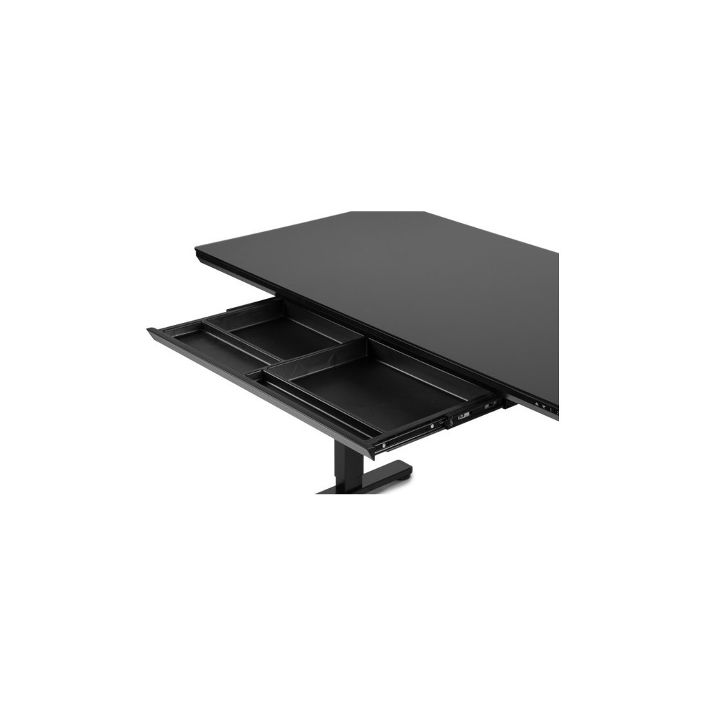 Комп'ютерний стіл Barsky StandUp black glass 1200*600 (BST-11new) - зображення 2