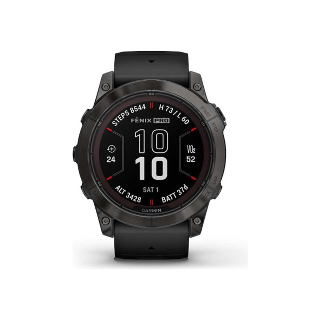 Смарт-годинник Garmin fenix 7X Pro Saph Solar, Carbon Gray Ti w/ Black Band, GPS (010-02778-11) - зображення 2