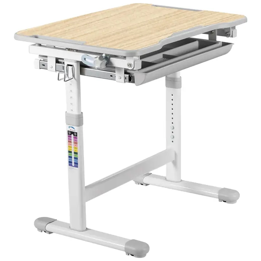 Парта зі стільцем FunDesk Piccolino III Grey-w - зображення 3