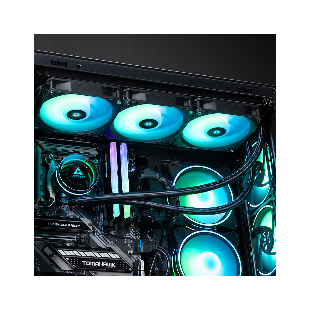 Система рідинного охолодження Chieftec Iceberg 360 ARGB (CLC-360-RGB) - зображення 11