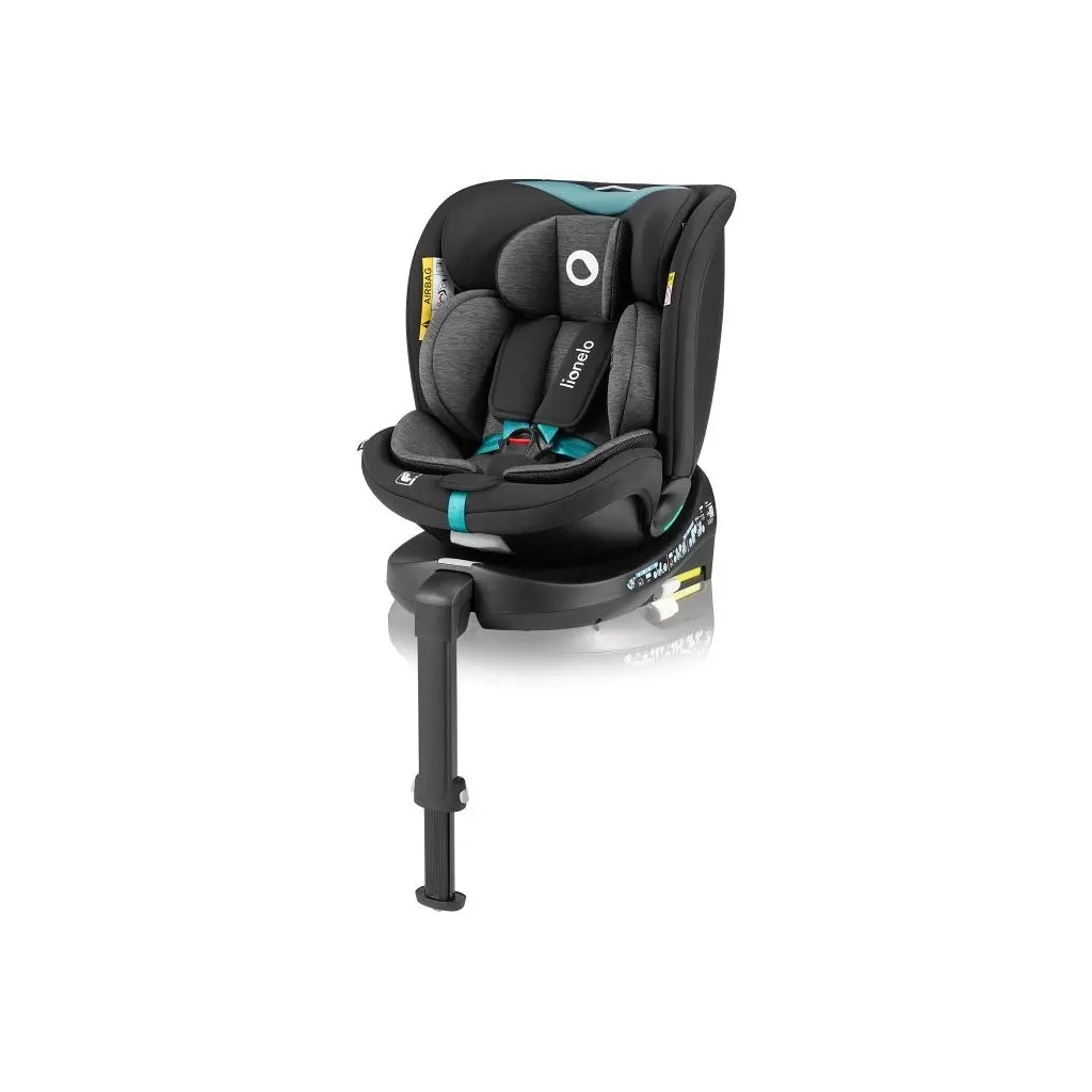 Автокрісло Lionelo Navy I-Size Black Turquoise (LO-NAVY I-SIZE BLACK TURQUOISE) - зображення 2