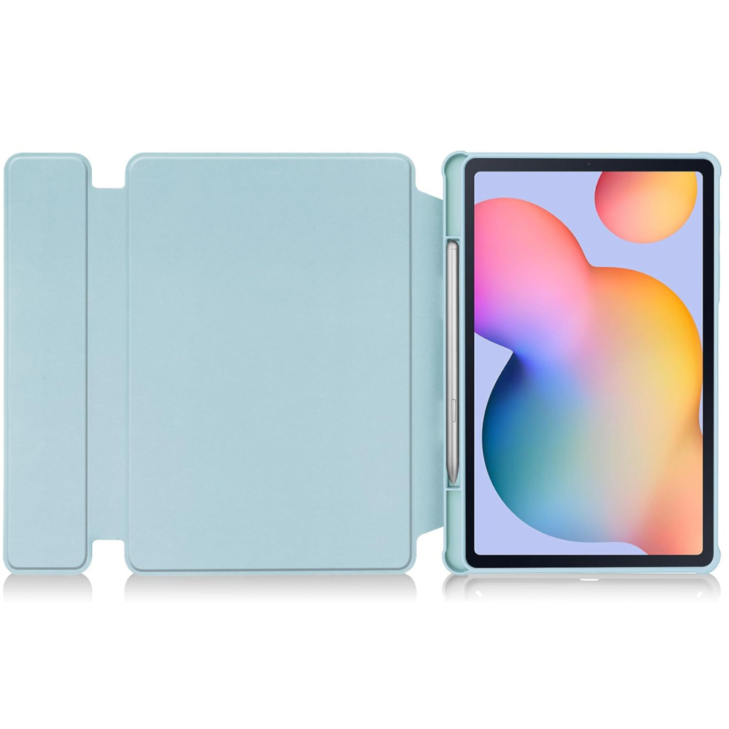 Чохол до планшета BeCover 360° Rotatable + Keyboard Samsung Tab S6 Lite (2024) 10.4" P620/P625/P627 Light Blue (712590) - зображення 3