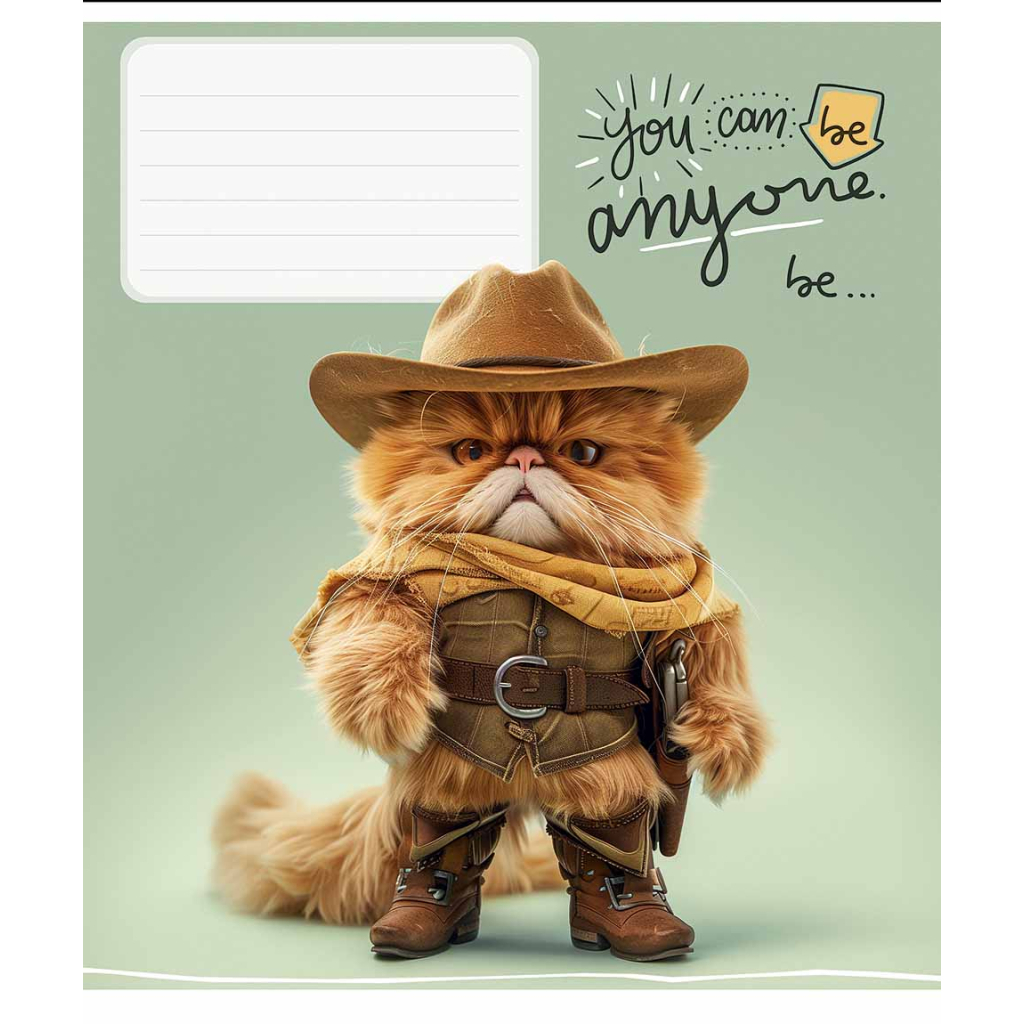 Зошит Школярик You can be anyone 12 аркушів клітинка (012-3436K) - зображення 5