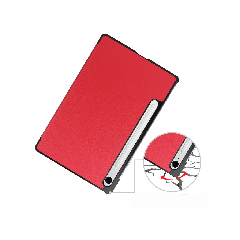 Чохол до планшета BeCover Smart Case Samsung Tab S9 (SM-X710/SM-X716)/S9 FE (SM-X510/SM-X516B) 11.0" Red (710412) - зображення 6