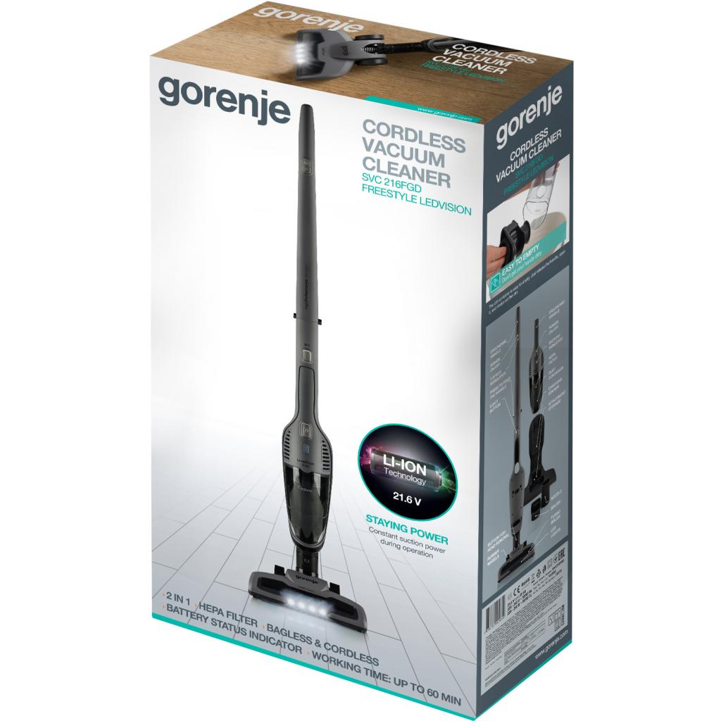 Пилосос Gorenje SVC 216 FGD (SVC216FGD) - зображення 8