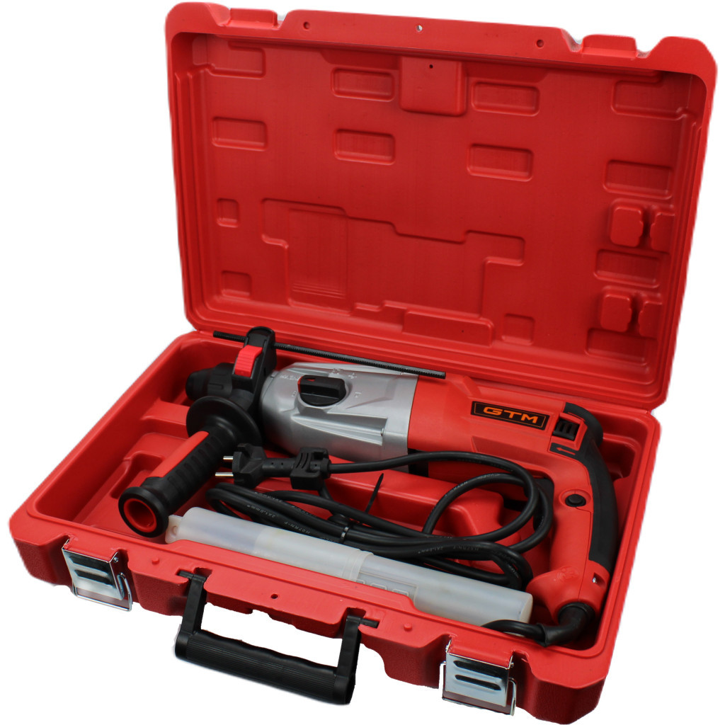 Перфоратор GTM RH28/850EV 3,2Дж, 850Вт, 6-28мм (RH28/850EV) - зображення 3