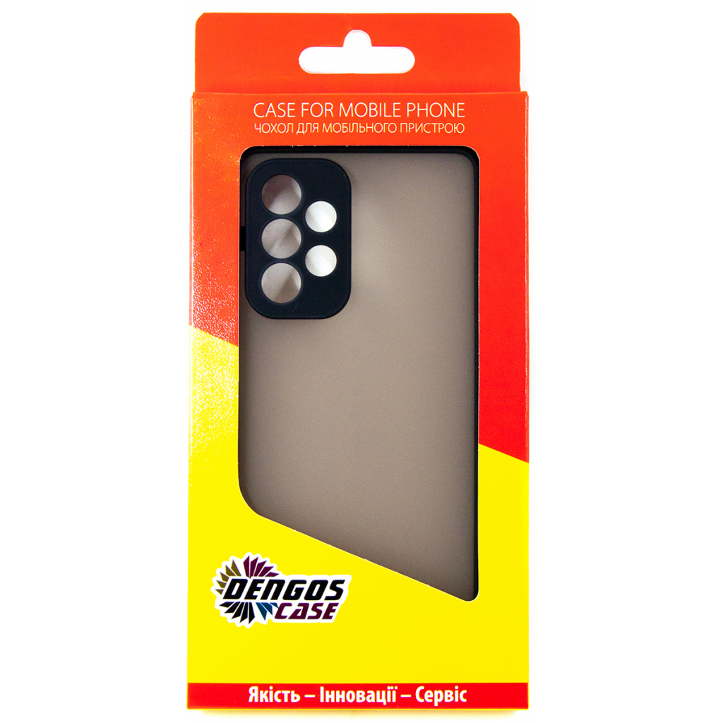 Чохол до мобільного телефона Dengos Matte Samsung Galaxy A53 (black) (DG-TPU-MATT-100) - зображення 5