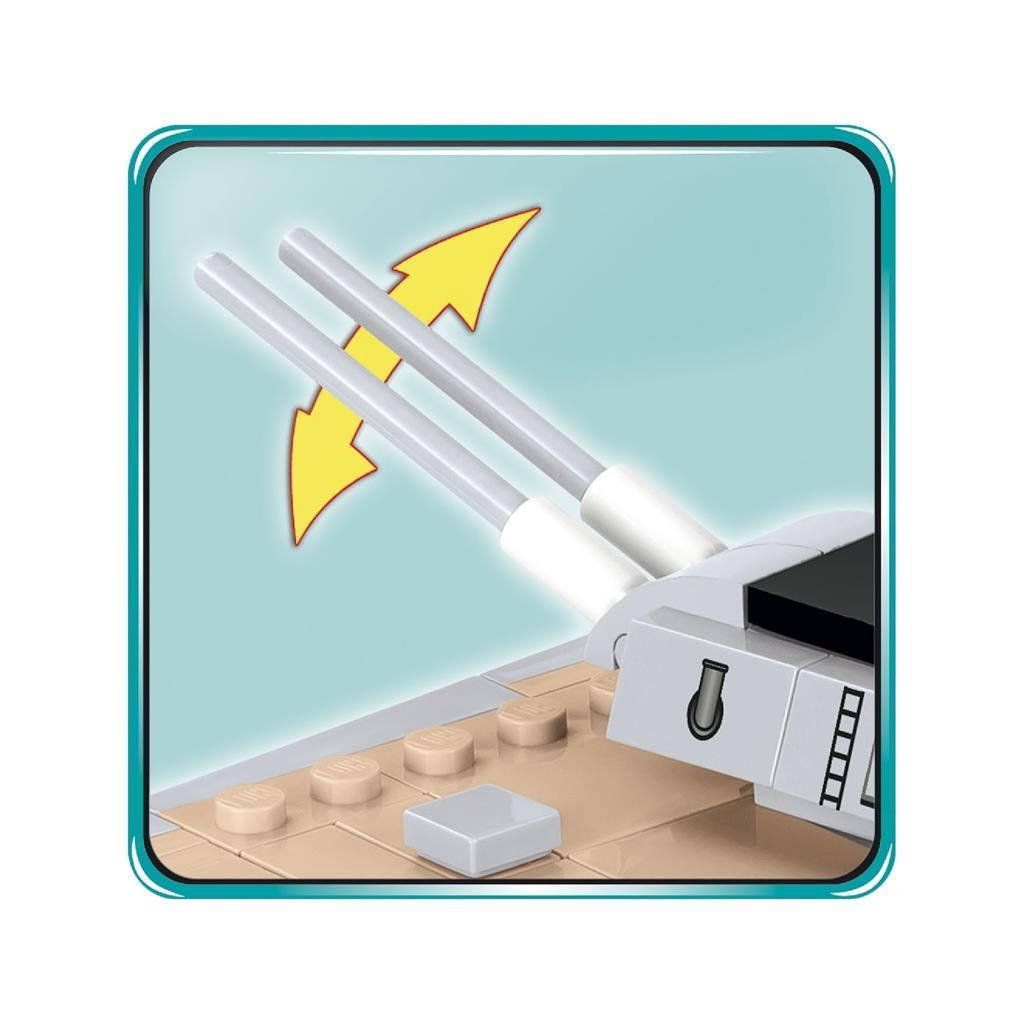 Конструктор Cobi World Of Ships Лінкор Бісмарк 1974 деталей (5902251048105) - зображення 4