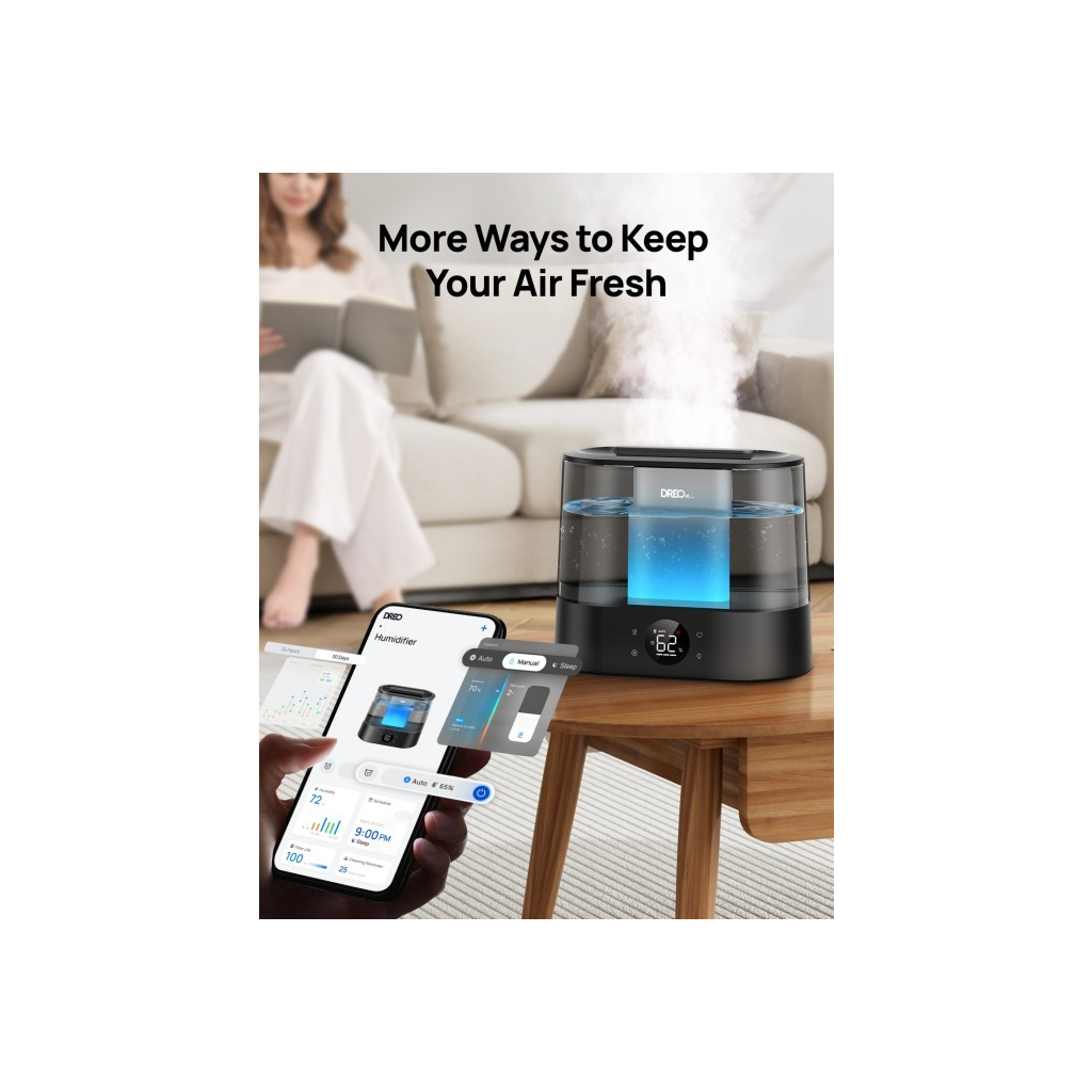 Зволожувач повітря Dreo DR-HHM010S - зображення 7