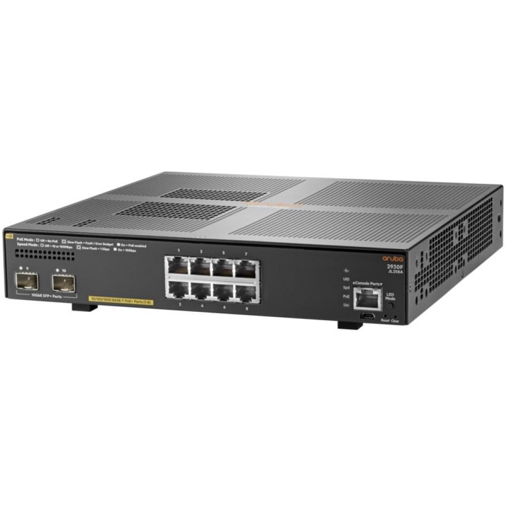Комутатор мережевий HP 2930F-8GPoE+2SFP+ (JL258A) (JL258A) - зображення 3