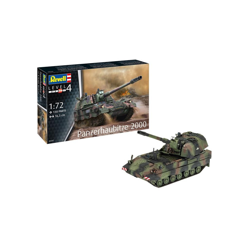 Збірна модель Revell САУ Panzerhaubitze 2000 рівень 4 масштаб 1:72 (RVL-03347) - зображення 2