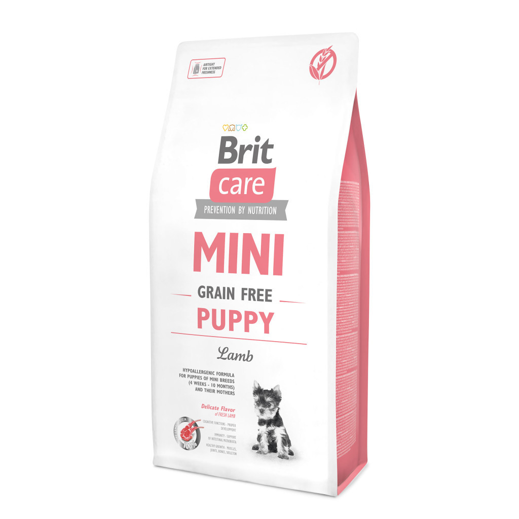 Сухий корм для собак Brit Care GF Mini Puppy Lamb 7 кг (8595602520152) - зображення 1