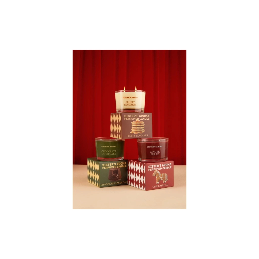 Ароматична свічка Sister's Aroma Gingerbread 150 г (4820227786299) - picture 3