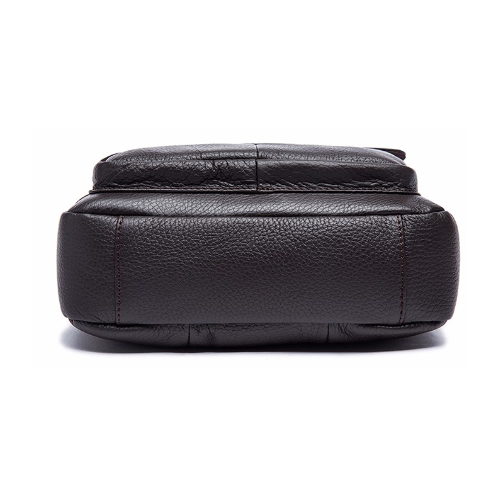 Сумка Vintage Через плече зі шкіри Коричнева (20022) - зображення 7