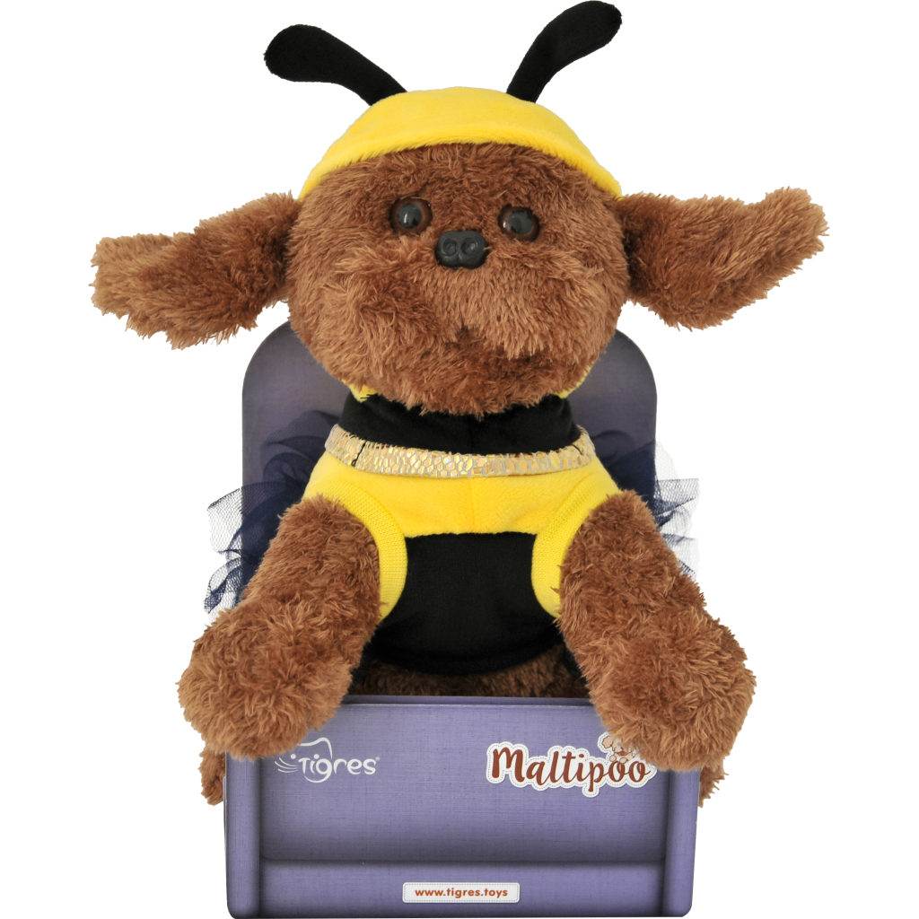 М'яка іграшка Tigres Собачка Мальтіпу Бі (СО-0119) - зображення 1