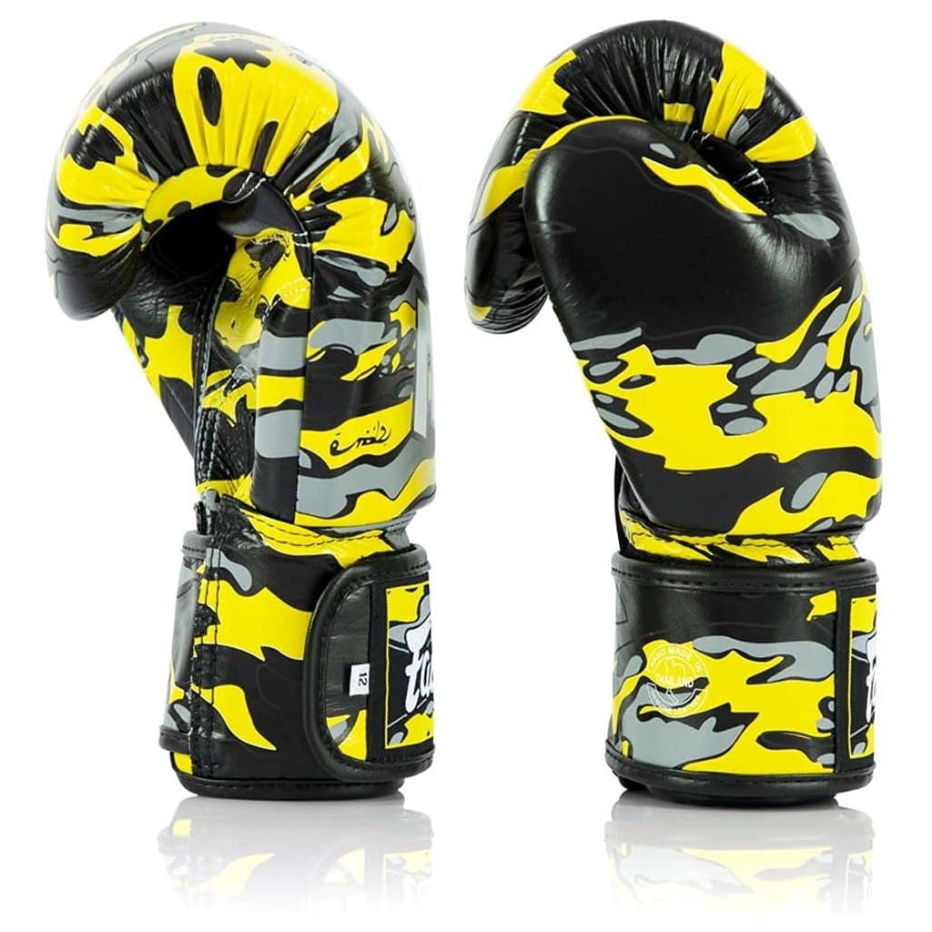 Боксерські рукавички Fairtex BGV-ONE X STBG (натуральна шкіра) 12 унцій (бинти в комплекті) (BGV-ONE_X_STBG_12oz) - зображення 5
